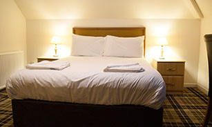 Double room accommodation at our Portree Hotel en suite with free WIFI